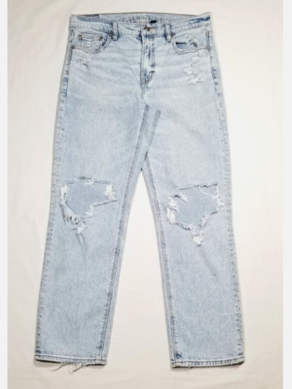 AMERICAN EAGLE Super High-Rise Ankle Straight Jeans 7126E1MD